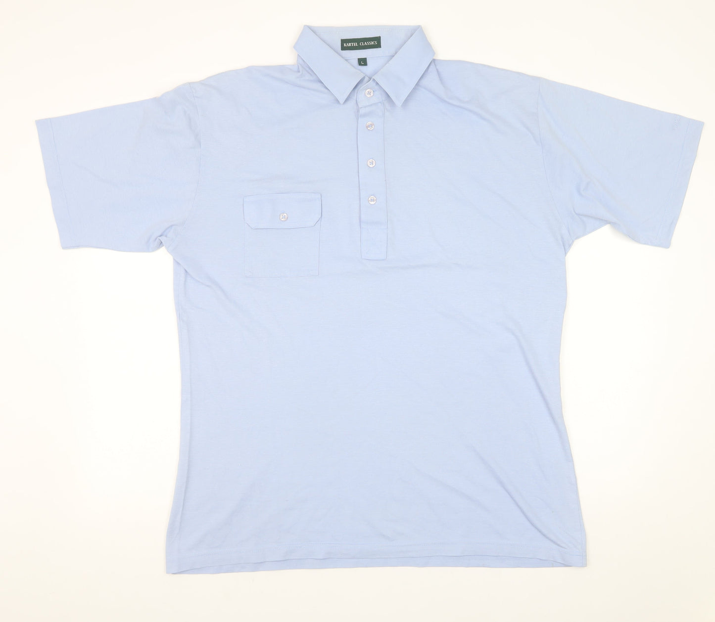 Mens UK Size L Kartel Classics Cotton Blend Polo Shirt