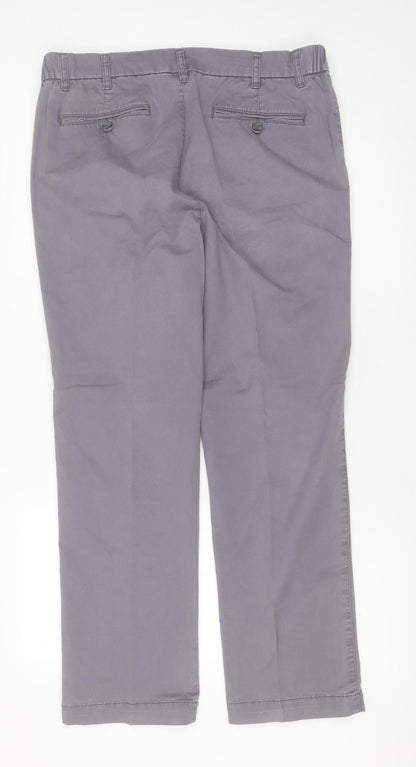 Mens UK Size 34 Dunnes Stores Regular Fit Chino Grey Trousers