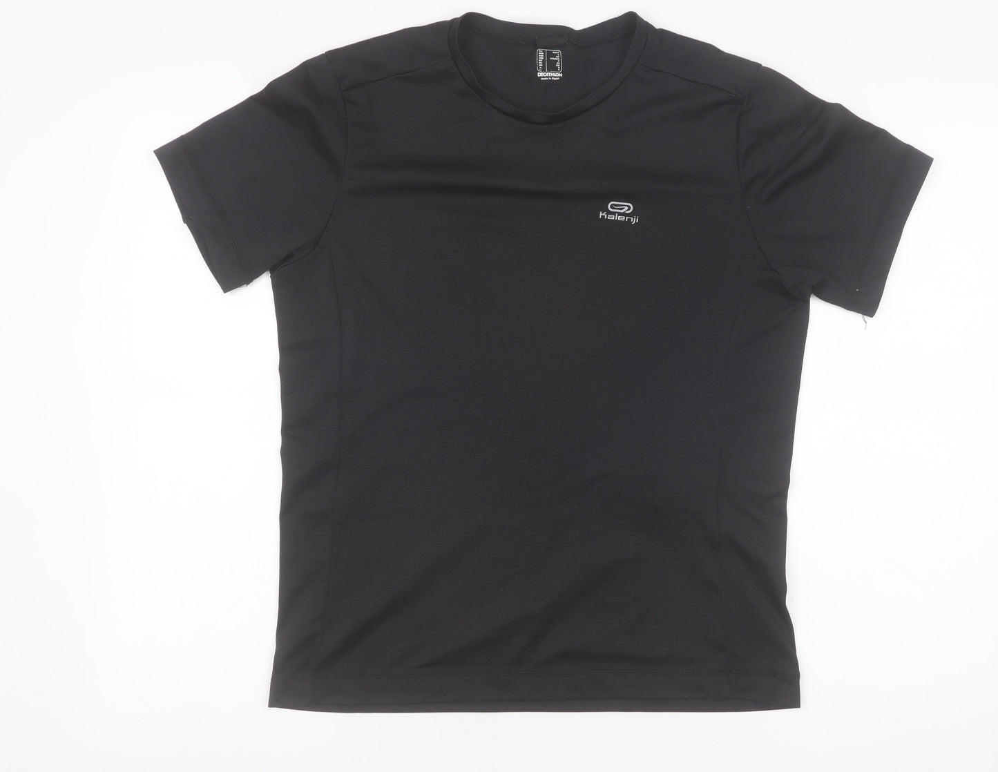 Mens UK Size S Kalenji Black Running & JoggingGym & Training T-Shirt