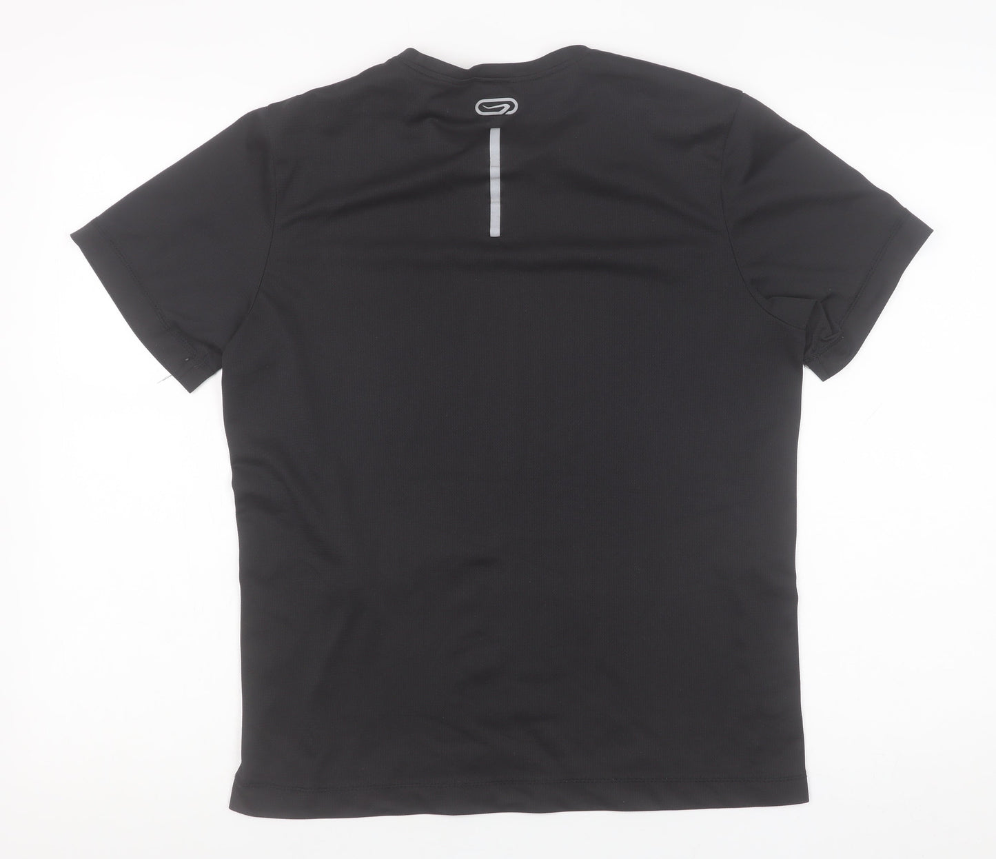Mens UK Size S Kalenji Black Running & JoggingGym & Training T-Shirt