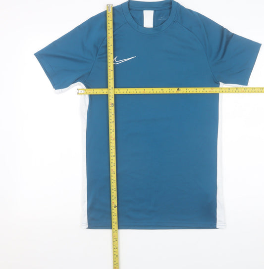 Mens UK Size S Nike Blue Running & JoggingGym & TrainingFootball T-Shirt
