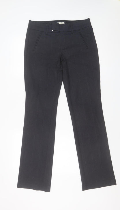 Mens UK Size L Esprit Regular Fit Dress Pants Black Trousers