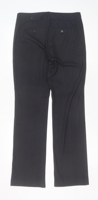 Mens UK Size L Esprit Regular Fit Dress Pants Black Trousers