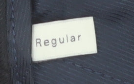 Mens UK Size L Esprit Regular Fit Dress Pants Black Trousers