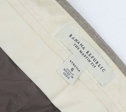 Womens UK Size 10 Banana Republic Regular Fit Dress Pants Beige Trousers