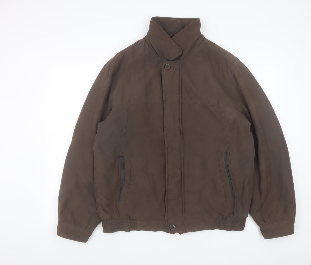 Mens UK Size XL Dunnes Brown Bomber Jacket