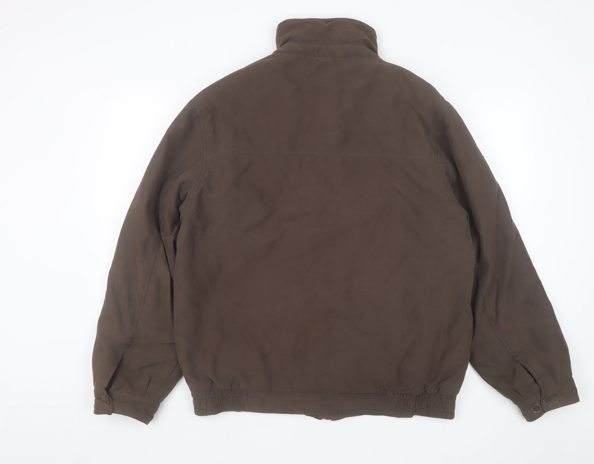 Mens UK Size XL Dunnes Brown Bomber Jacket