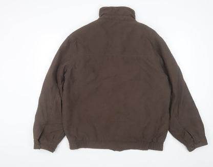 Mens UK Size XL Dunnes Brown Bomber Jacket