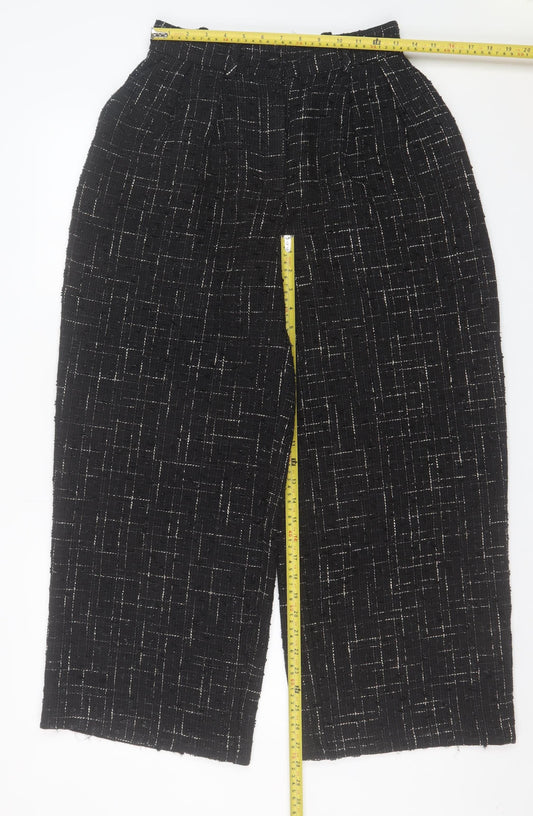 Womens UK Size 10 ASOS DESIGN Regular Fit BusinessCasualFormal Black Trousers
