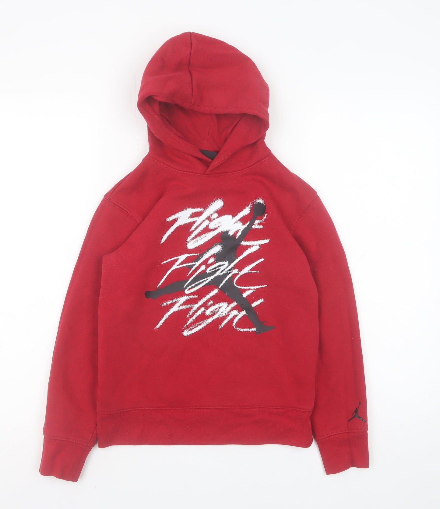 Boys UK Size 8-10 Years Jordan Red Pullover Hoodie