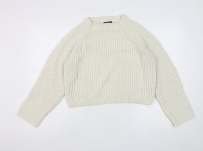 Womens UK Size M Love Tree Ivory Pullover Jumper