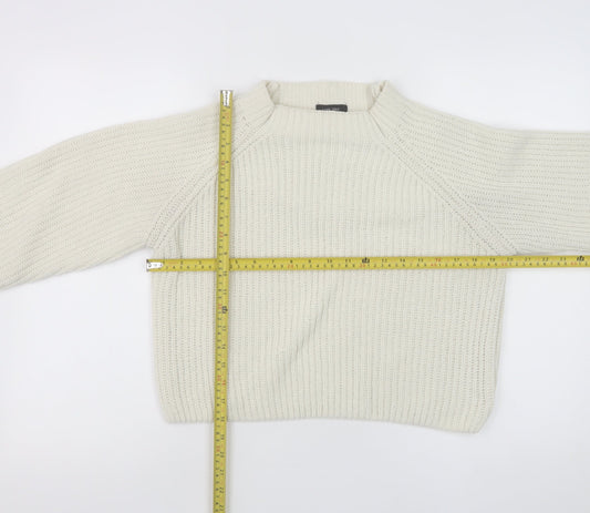 Womens UK Size M Love Tree Ivory Pullover Jumper