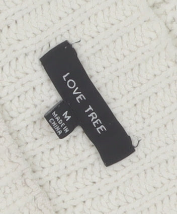 Womens UK Size M Love Tree Ivory Pullover Jumper