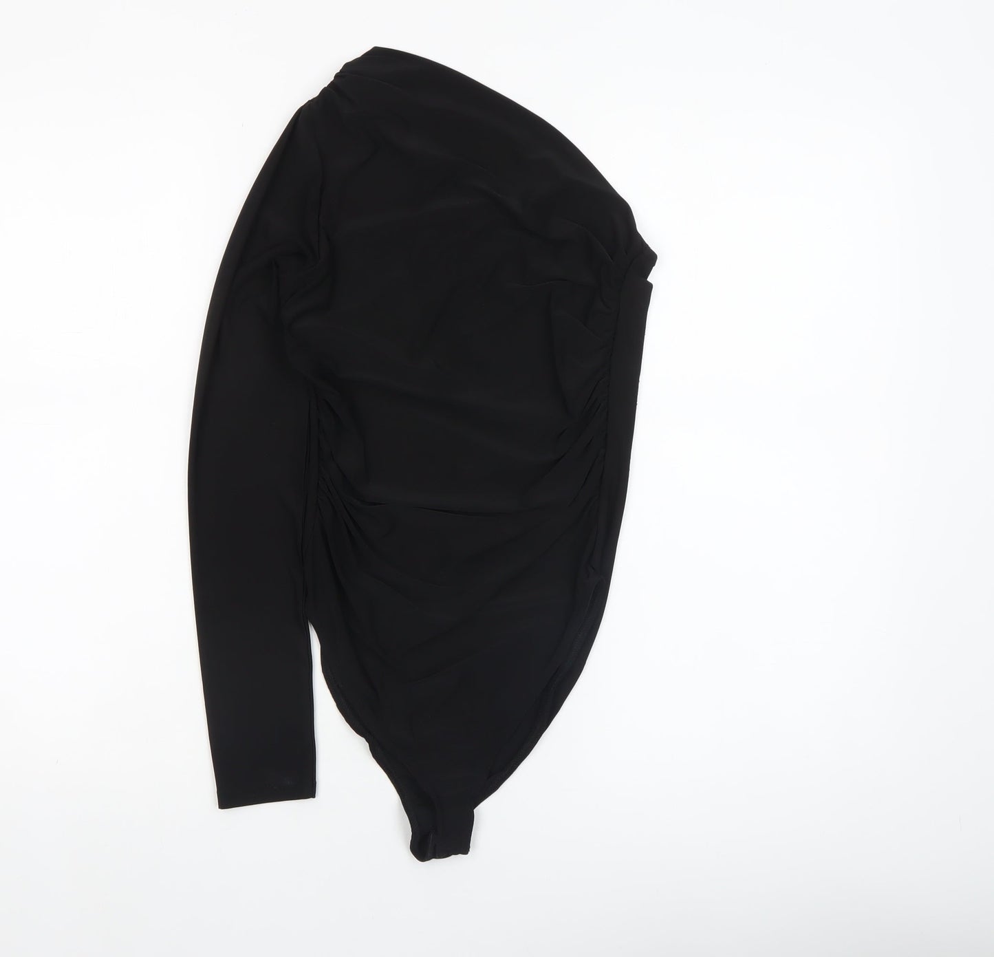 Womens UK Size 8 River Island One-Piece Black Bodysuit