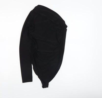 Womens UK Size 8 River Island One-Piece Black Bodysuit
