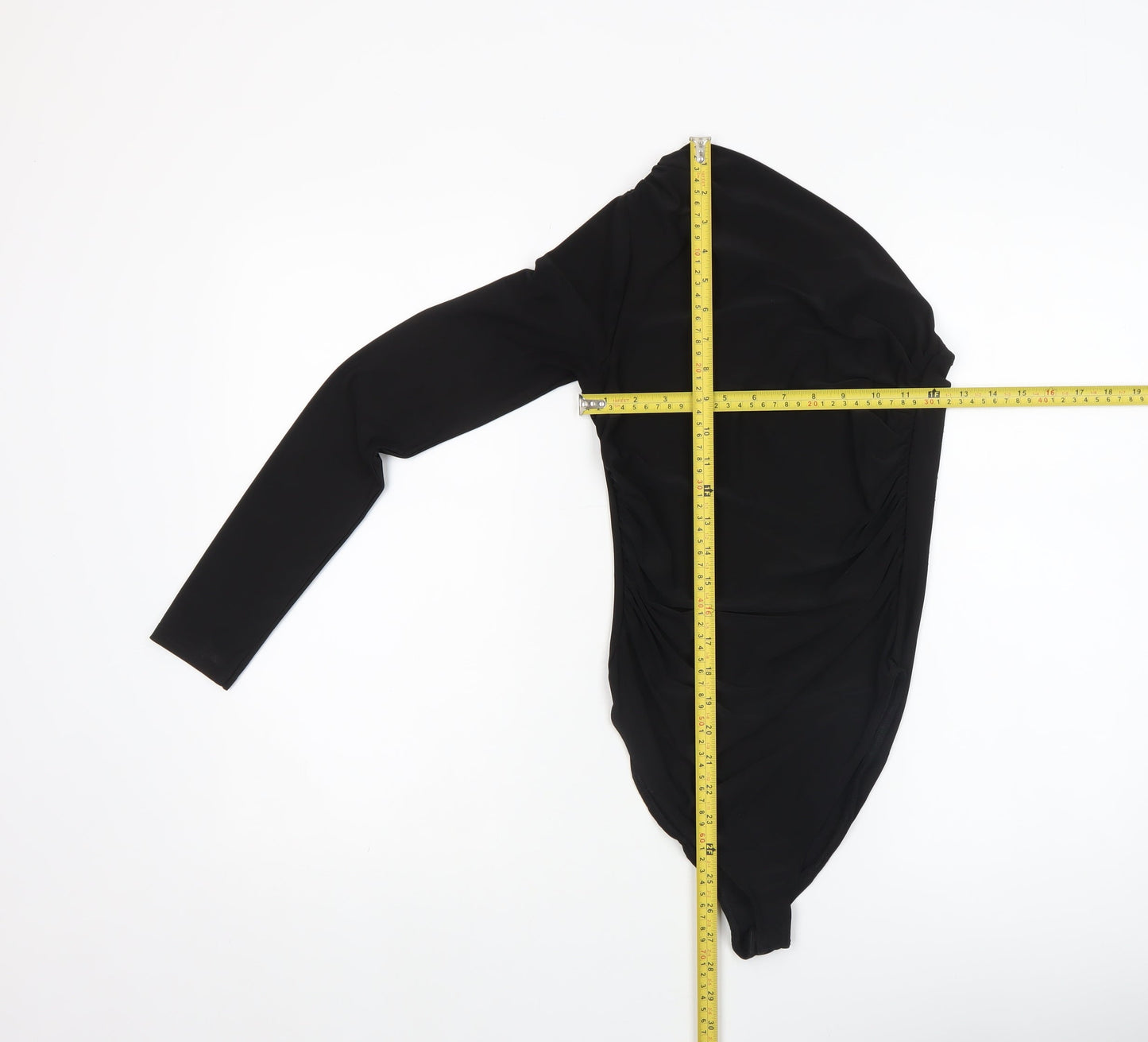 Womens UK Size 8 River Island One-Piece Black Bodysuit