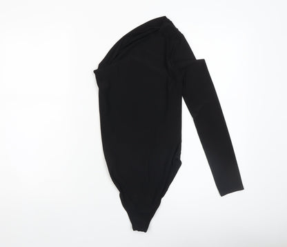Womens UK Size 8 River Island One-Piece Black Bodysuit