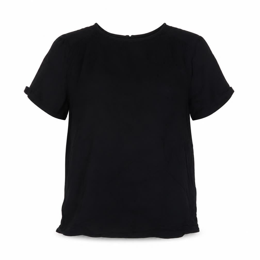 Womens UK Size 8 H&M Black Basic Blouse