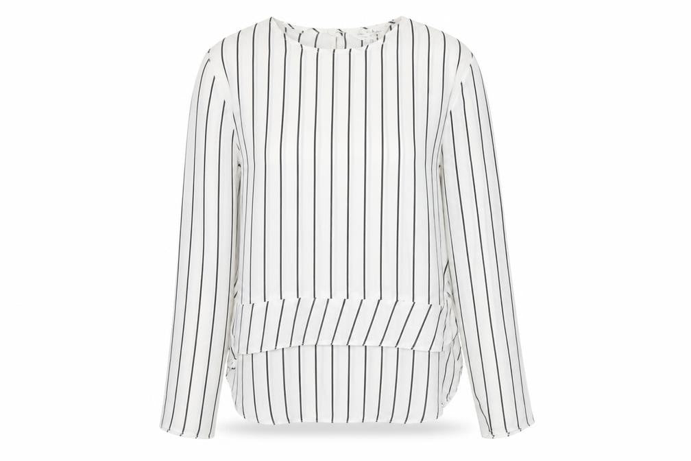 Womens UK Size 8 Miss Selfridge White Tunic Blouse
