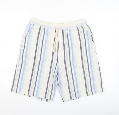 Mens UK Size M Bershka Regular Fit Shorts Shorts