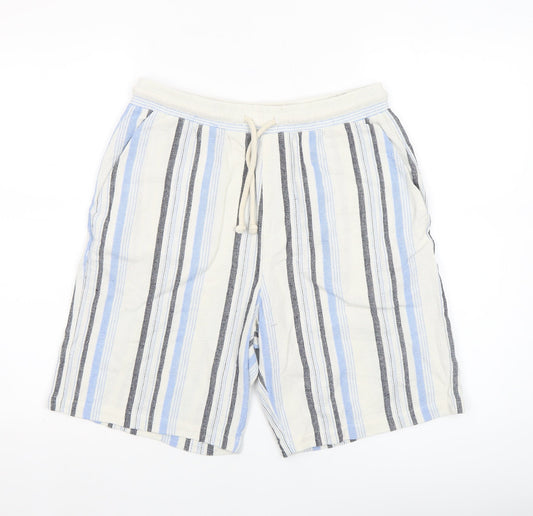 Mens UK Size M Bershka Regular Fit Shorts Shorts