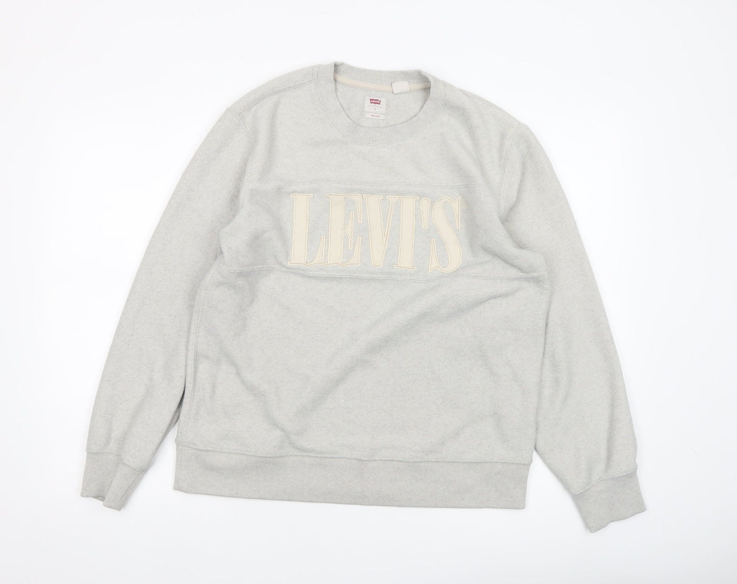 Mens UK Size S Levi's Grey Pullover Sweatshirt
