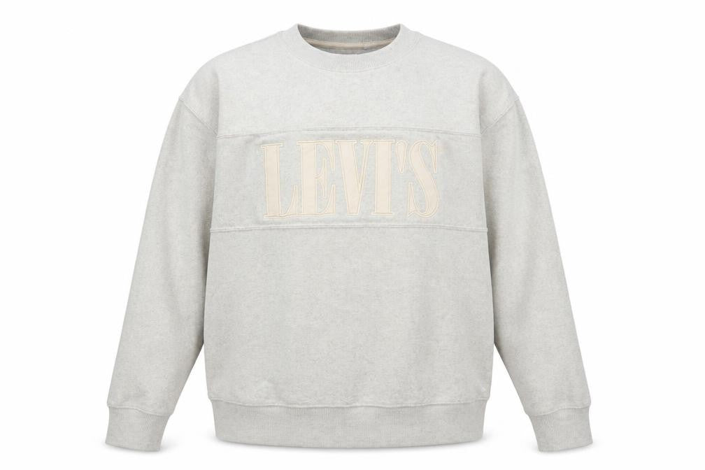 Mens UK Size S Levi's Grey Pullover Sweatshirt