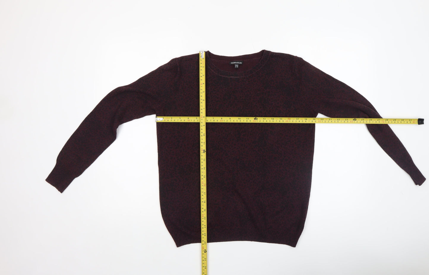 Womens UK Size 10 Warehouse Brown Pullover Jumper
