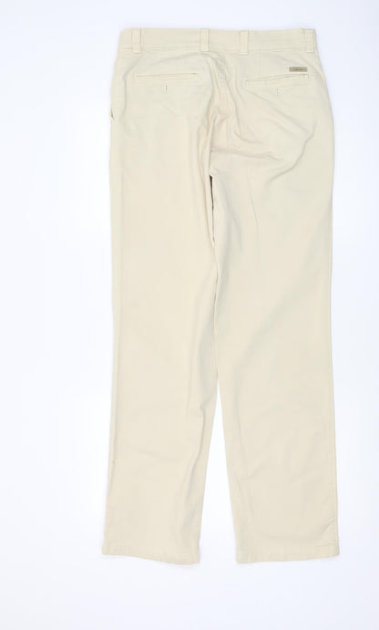 Mens UK Size L Lafaille Regular Fit Chino Beige Trousers