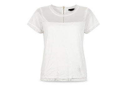 Womens UK Size XS H&M White Basic T-Shirt