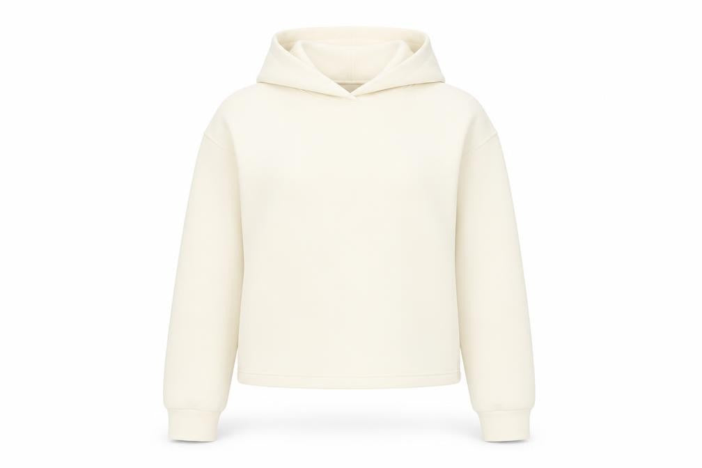 Womens UK Size S Uniqlo Ivory Pullover Hoodie
