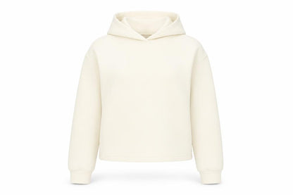 Womens UK Size S Uniqlo Ivory Pullover Hoodie
