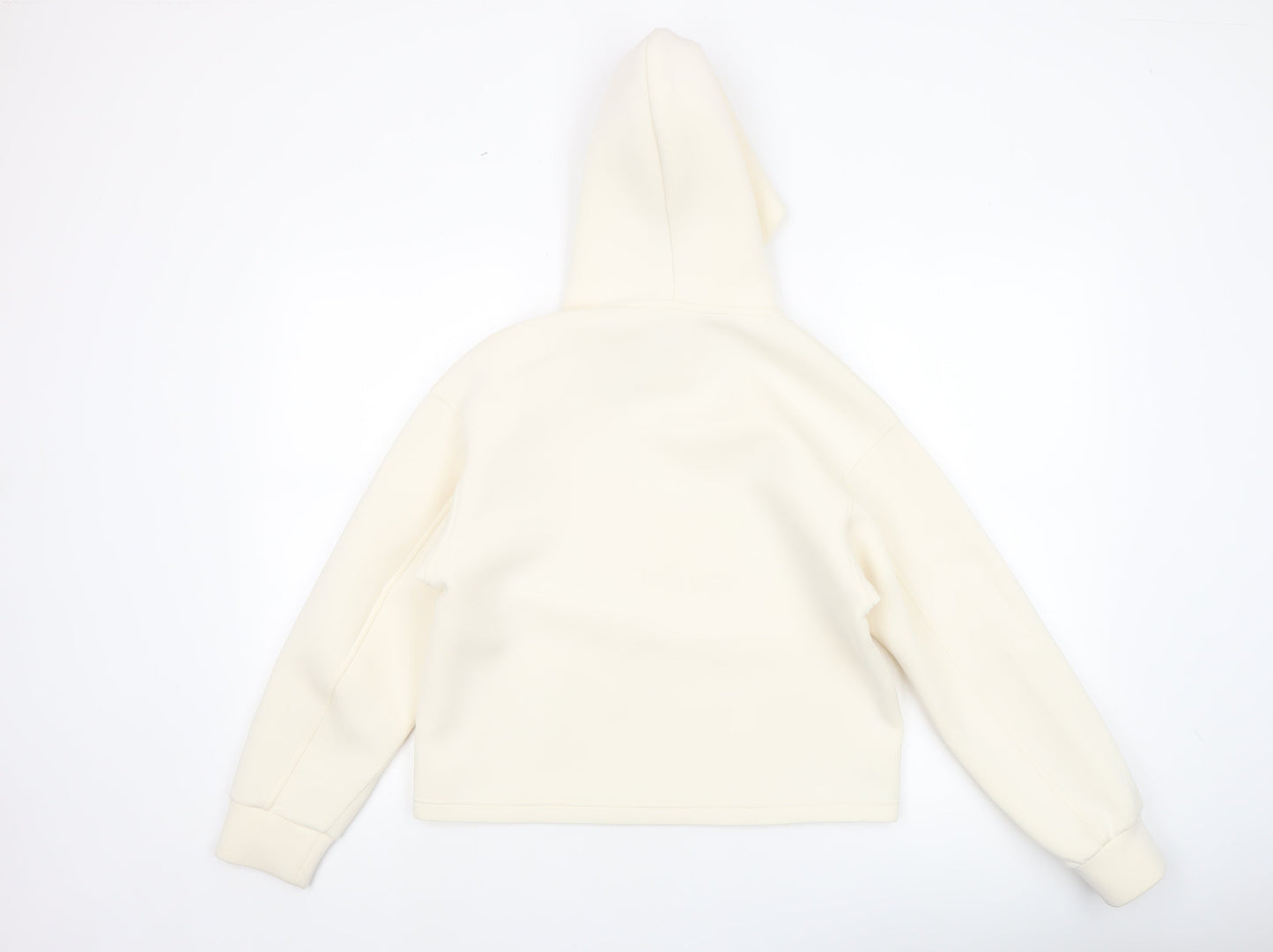Womens UK Size S Uniqlo Ivory Pullover Hoodie