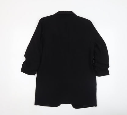 Womens UK Size S Zara Regular Black Blazer