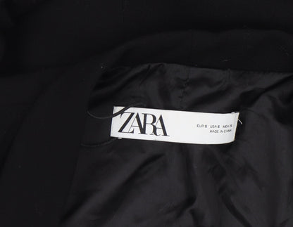 Womens UK Size S Zara Regular Black Blazer