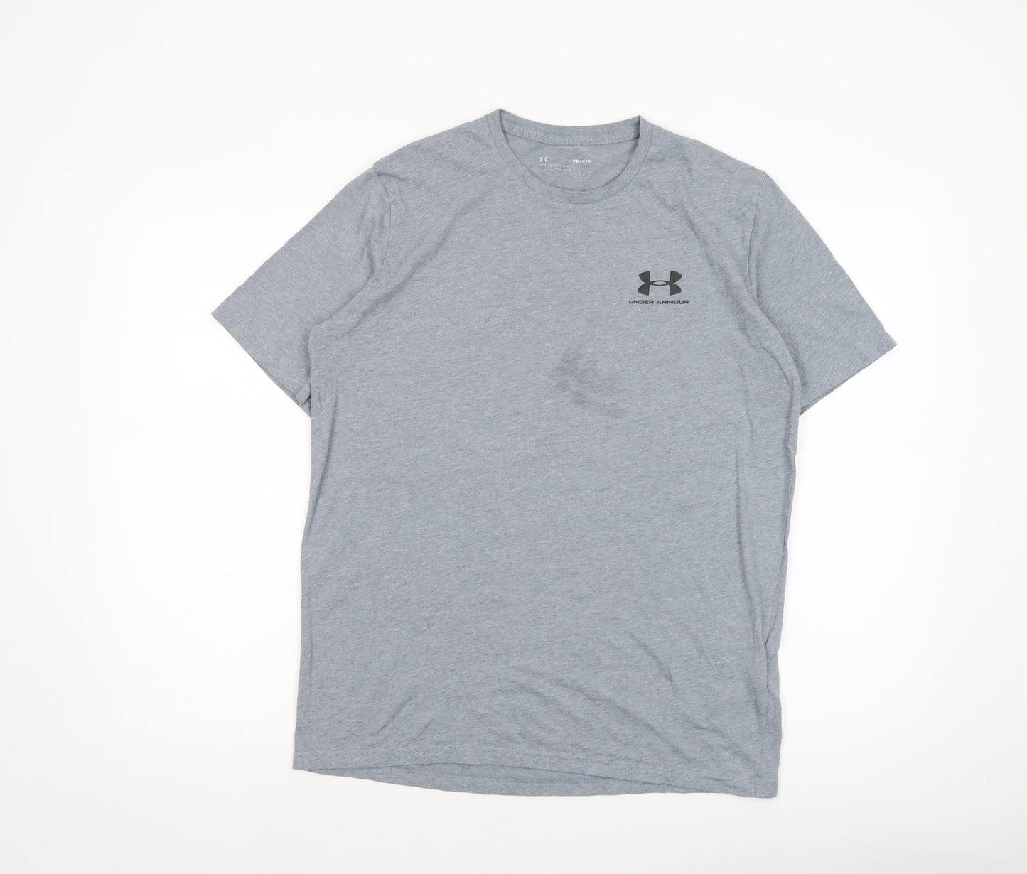 Mens UK Size M Under armour Grey Gym & TrainingRunning & JoggingFootball T-Shirt