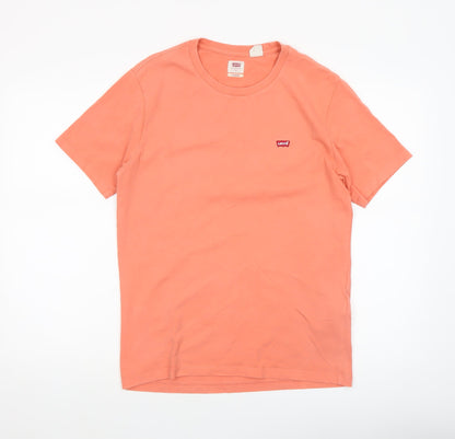 Mens UK Size S Levi's Orange  T-Shirt