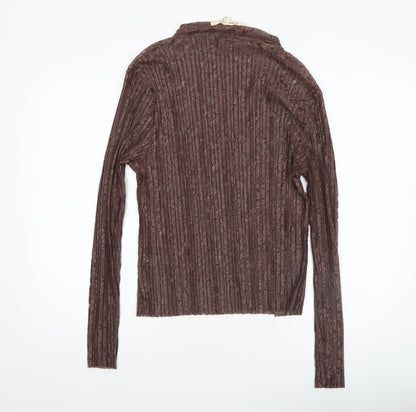 Womens UK Size 18 River Island Brown Classic Blouse