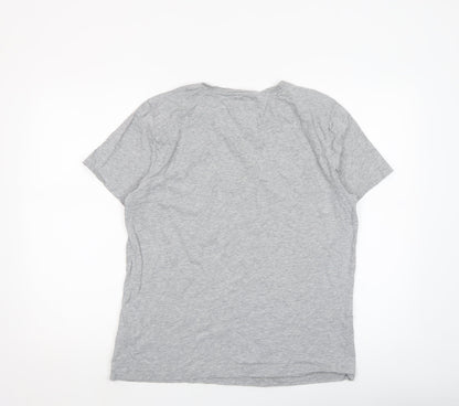Mens UK Size L Tommy Hilfiger Grey  T-Shirt