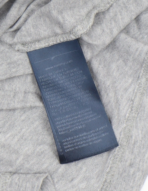 Mens UK Size L Tommy Hilfiger Grey  T-Shirt