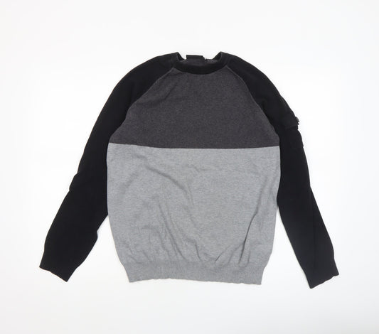 Mens UK Size M McKenzie Grey Pullover Jumper