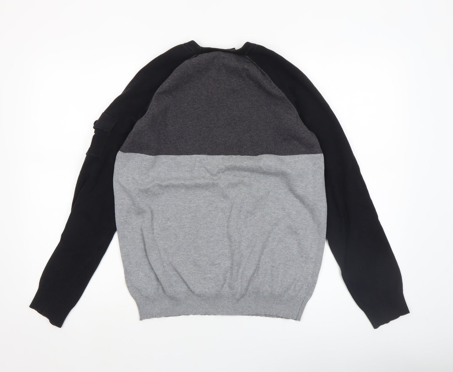 Mens UK Size M McKenzie Grey Pullover Jumper