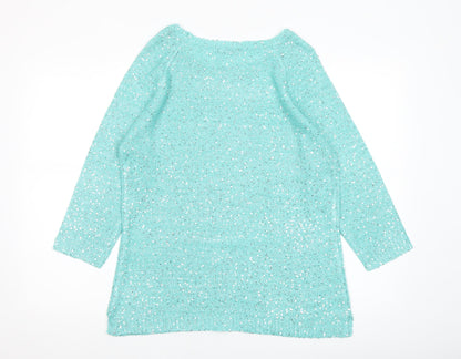 Womens UK Size M Bm Collection Green Pullover Jumper
