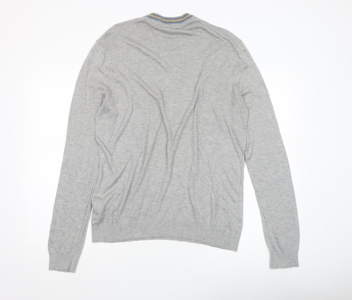 Mens UK Size XL Ted Baker Grey Pullover Jumper
