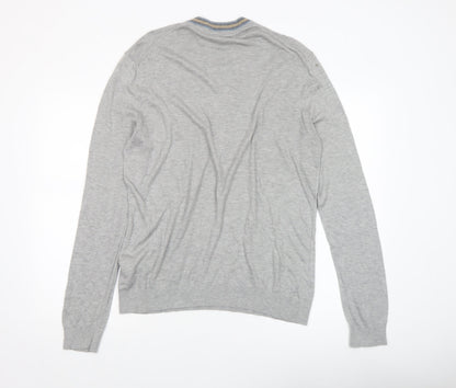Mens UK Size XL Ted Baker Grey Pullover Jumper