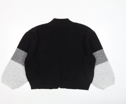 Womens UK Size M John Lewis & Partners Black Cardigan Jumper