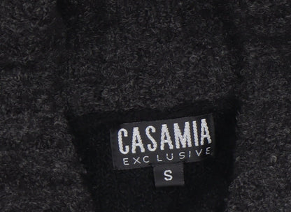 Womens UK Size S Casamia Black Cardigan Jumper