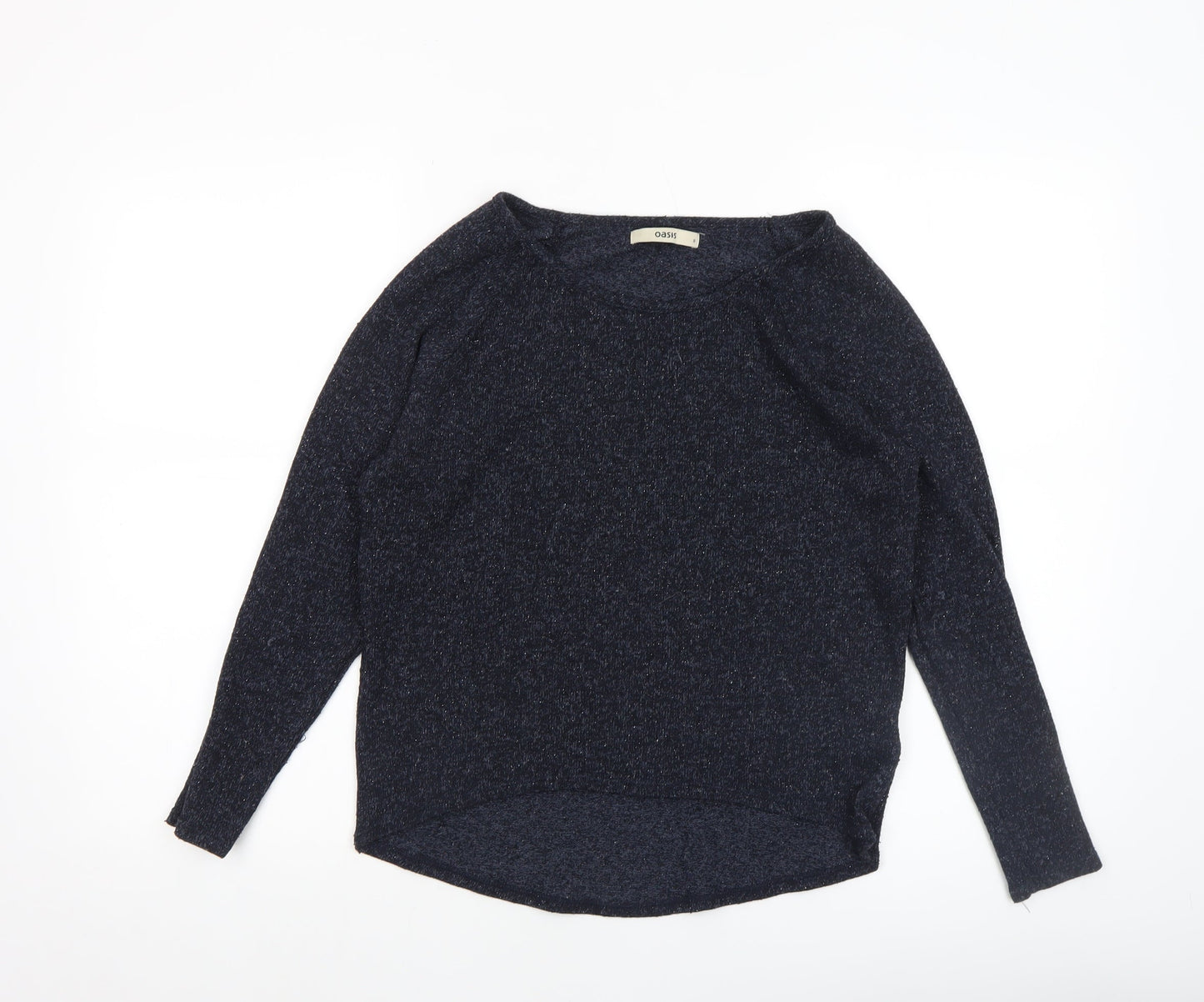 Womens UK Size S Oasis Blue Pullover Jumper