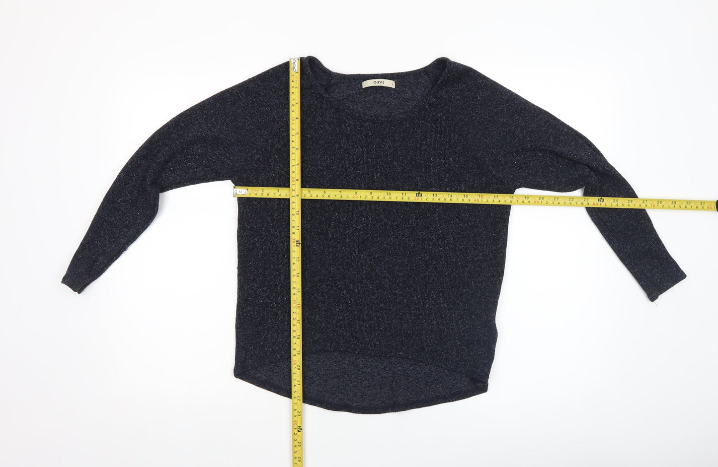 Womens UK Size S Oasis Blue Pullover Jumper