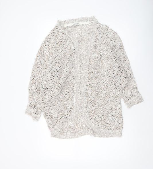 Womens UK Size S Bodyflirt Beige Cardigan Jumper